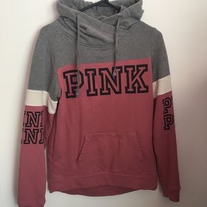 PINK Turtleneck Hoodie